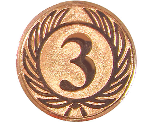 Эмблема 1,2,3место 25мм